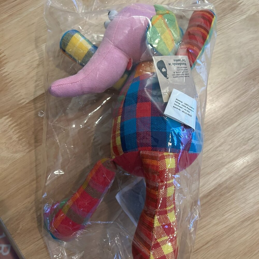Mr Ellie Pooh Patchwork Elephant Plush